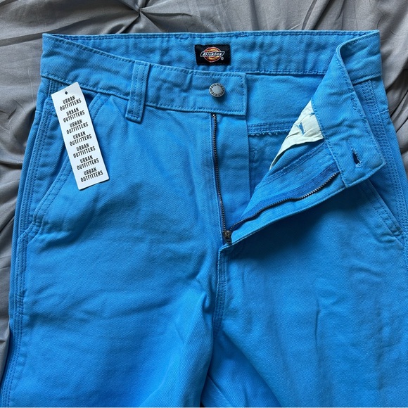 Dickies Women's High Rise Blue Pants - Picture 10 of 10